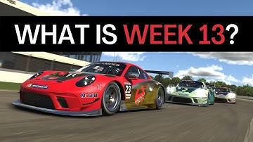 WHAT IS WEEK 13 IN IRACING?