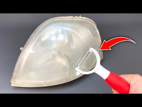 Genius Method! Clean Your Faded Headlights Like Crystal in 5 Minutes