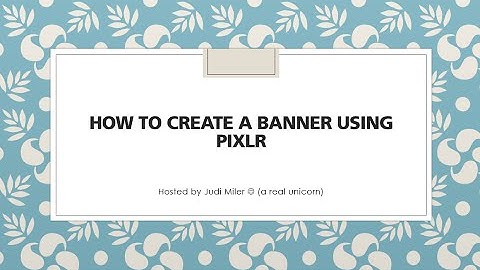 How to make a simple banner