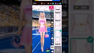 Cheerlider-"Fashion Stylist" #shorts #fashion #gameplay #games #dressup #cheerleader screenshot 5