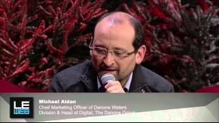 Michael Aidan, Chief Marketing Officer of Danone, LeWeb13, Plenary2 Day2