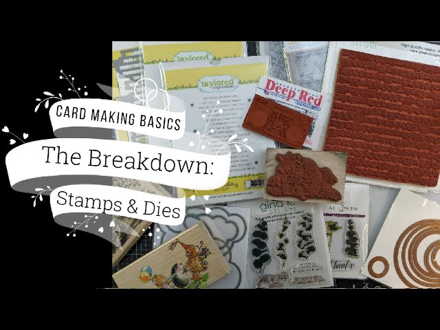 Using Clear Stamps and Die Cuts - Crop Candy Scrapbooking