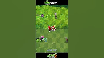 PVZ 1 FUSION VS PVZ 2 - Mega Gatling Pea Team Vs  Zombie Team - Who will Win ? #shorts