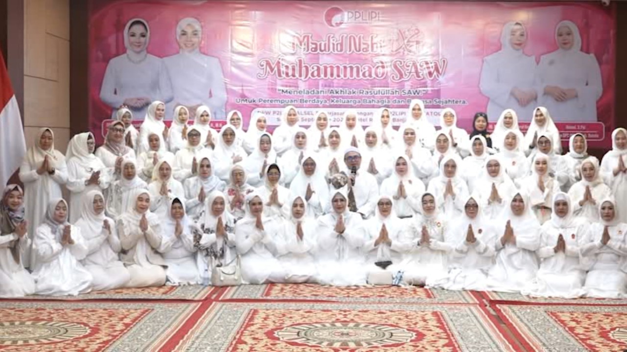DPW PPLIPI KALSEL BERSAMA DPC PPLIPI BARITO KUALA MEMPERINGATI MAULID NABI MUHAMMAD SAW