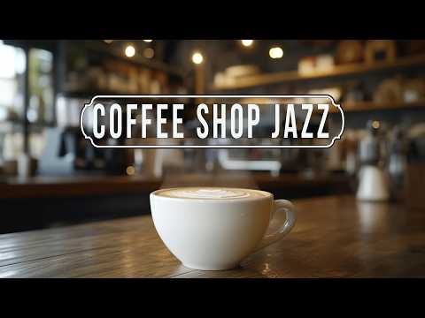 ☕Coffee Shop Jazz Music 🌤️ Warm Café Morning for Calm Focus & Productivity