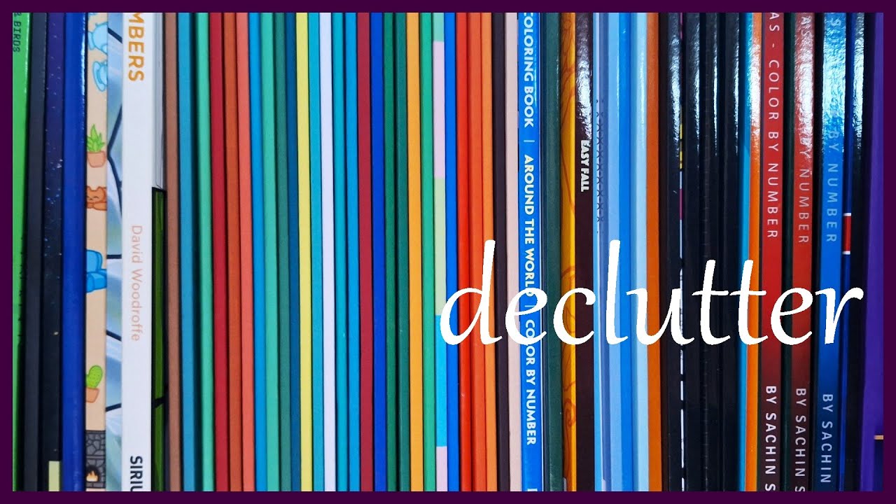 Going Through ALL Of My Colouring BOOKS... 2025 Declutter & Current Collection 📚 