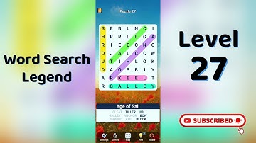 Word Search Legend Level 27 Answers 🔠 | Puzzle Game Answers & Tips | Go Answer