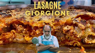 LASAGNE AL FORNO CON POLPETTINE  Le ricette di Giorgione