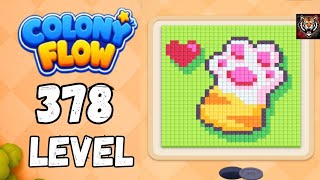 Colony flow Level 378 Walkthrough Solution