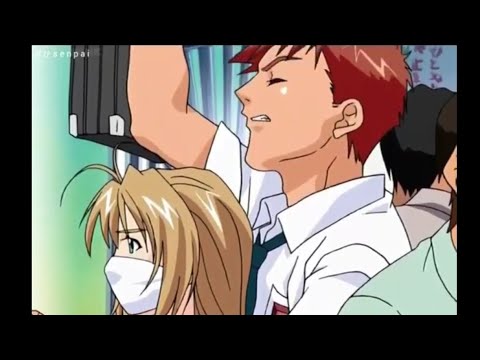 Anime Train Scene - Accidentally Kiss Watch the Funny Ending 😂🤣