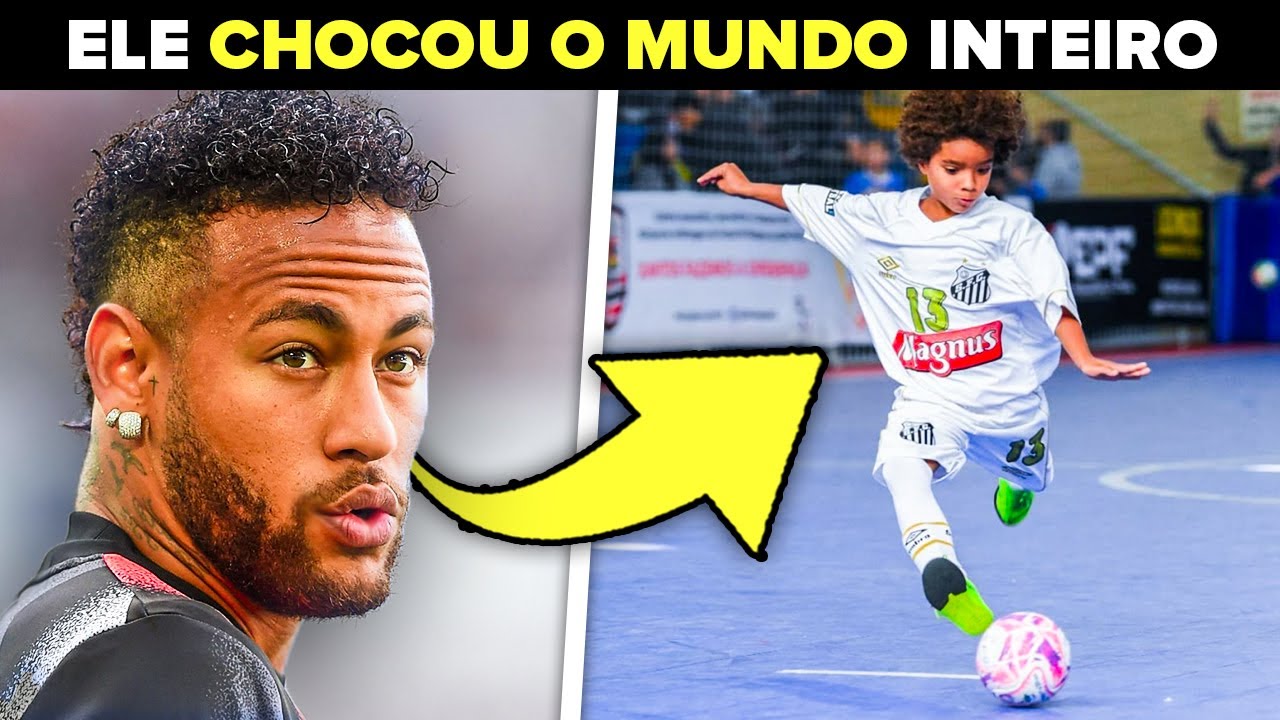 O Menino que Impressionou Neymar, Messi e o Mundo Inteiro! Quem é Kauan Basile?