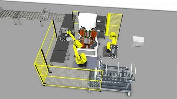 ControlSoft - Fanuc Robot assembly line Demo
