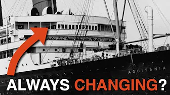 The Evolution of the Bridge of RMS Aquitania