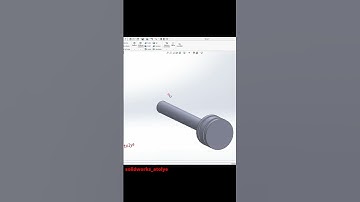 SolidWorks Örnek Çizim 153 (3D solid model example) #shorts #solidworks