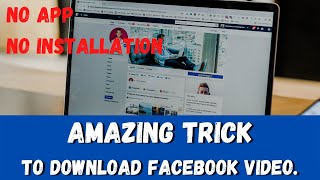 How to download a Facebook video?  [fbdownnet] [Facebook video download online]