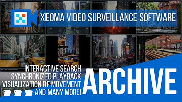 Xeoma Video Surveillance System: Archive