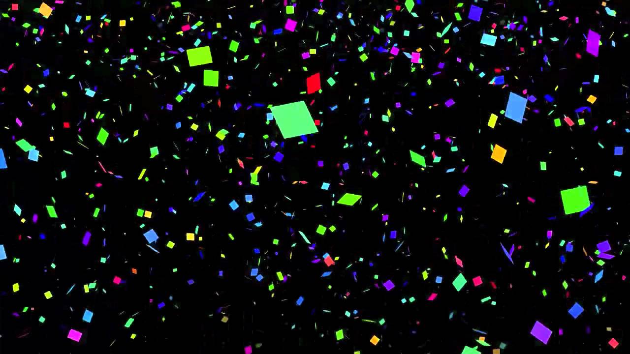 Download Free Looping Video Background Of Confetti For New Years Youtube PSD Mockup Templates