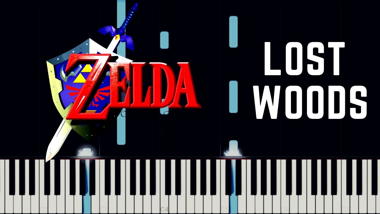 LOST WOODS [Synthesia Tutorial] The Legend of Zelda Ocarina of Time