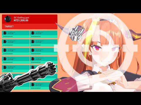 Kiryuu-Kai Has Invented Another New Super Chat!(SC Gatling Gun)【Hololive JP/ Coco/ English Sub】