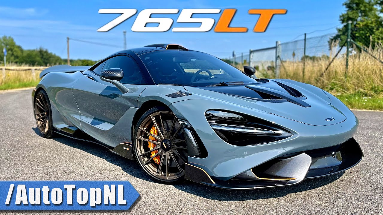 ⁣McLaren 765LT *340km/h* REVIEW on AUTOBAHN by AutoTopNL