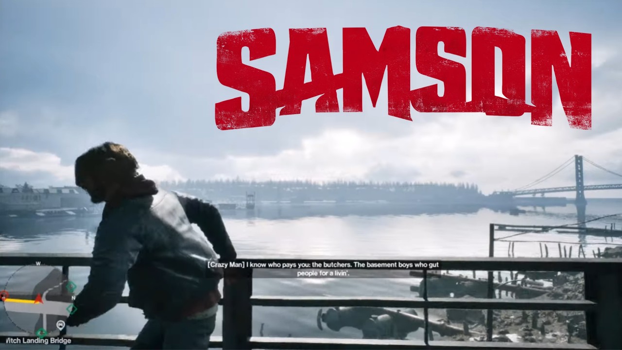 HOW BIG IS THE MAP in Samson? Sprint Across the Map - YouTube