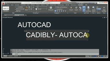 AutoCad tutorials - How to use Text and Multi line text in autocad #Cadibly #learnautocad