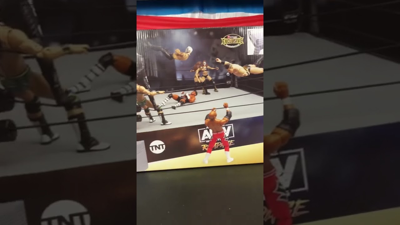 AEW Authentic Scale Ring Playset (w/ Aubrey Edwards) - Ringside