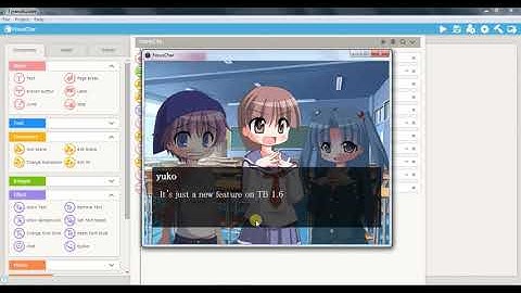 [TyranoBuilder] How to make a Focus Character