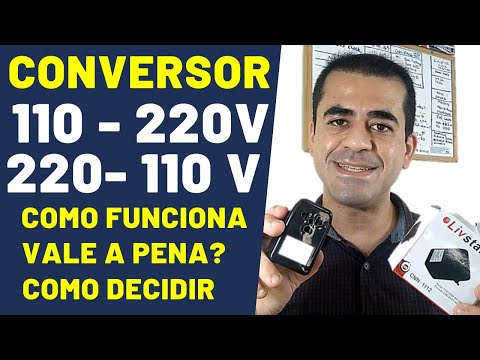 Conversor transformador 110 para 220 e 220 para 110 V