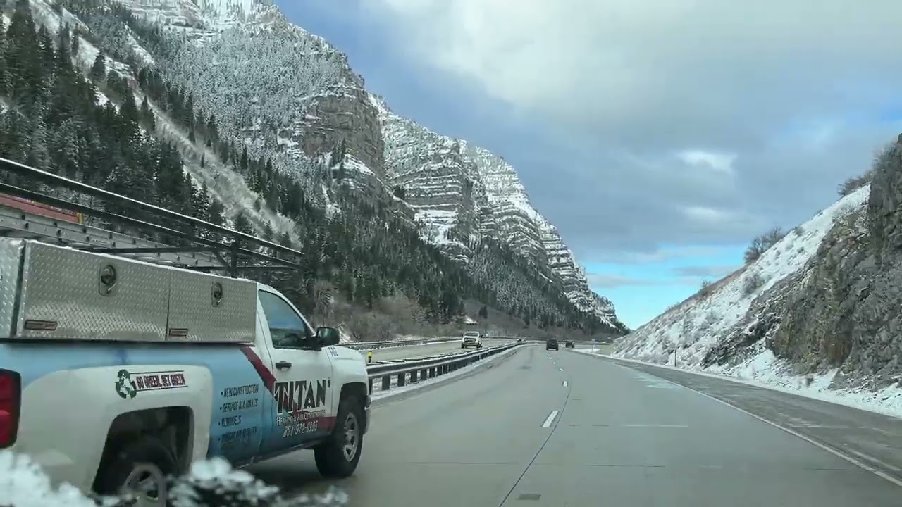 A drive through Provo Canyon