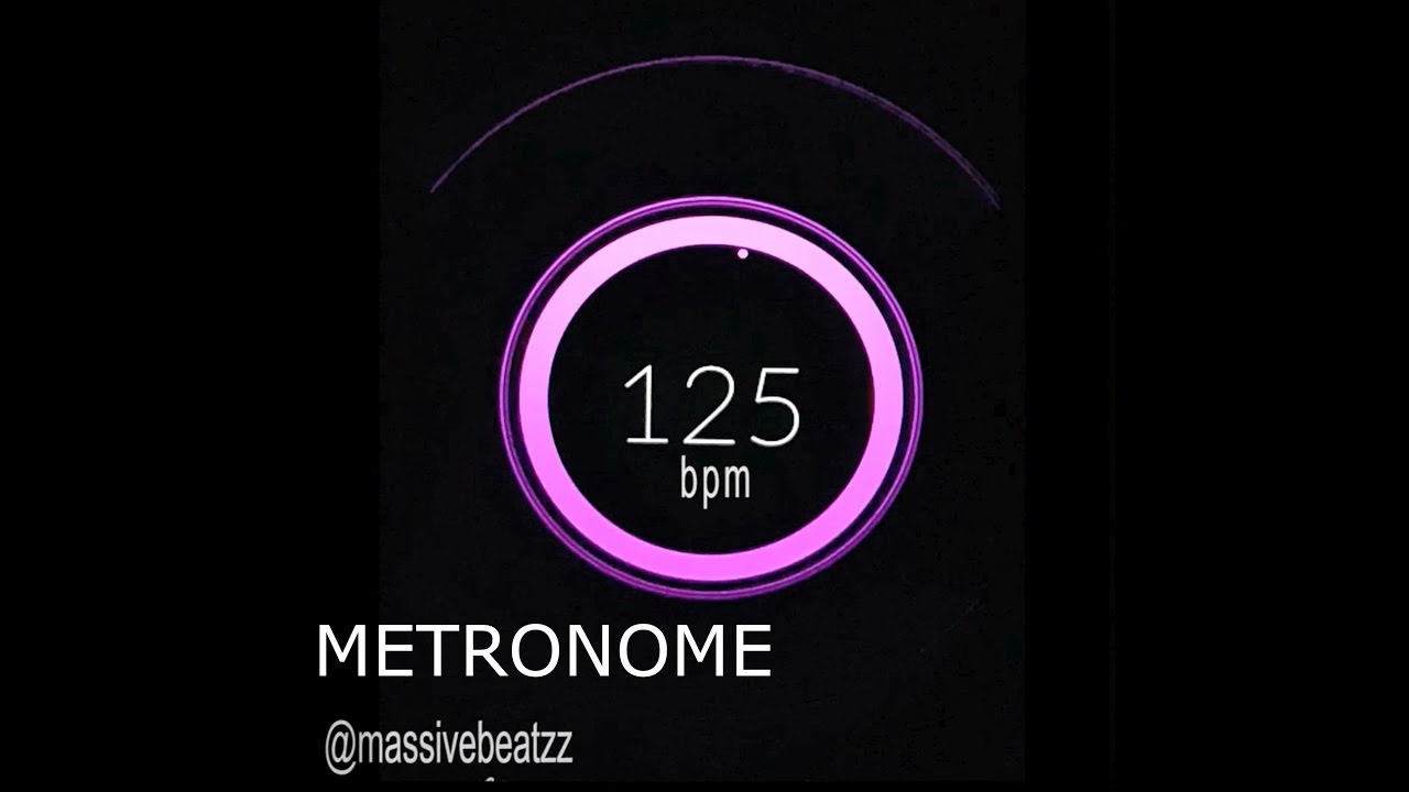 125 BPM (Beats Per Minute) Metronome 
