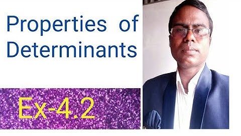 Properties of Determinants #ncert Maths#class 12  /Part -2