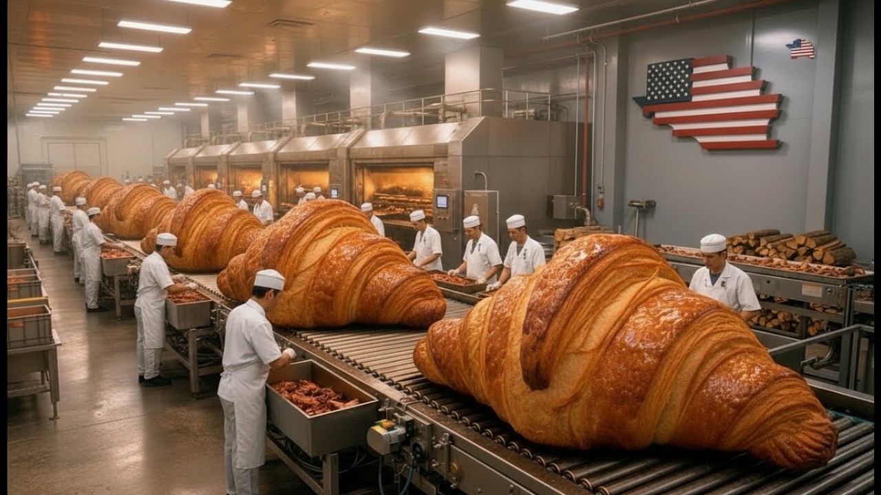 Inside French Croissant Bakery: Parisian Pastry Master Techniques