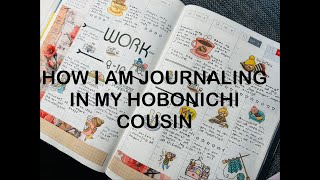 How I am journaling in my Hobonichi Cousin (2026 journal setup)