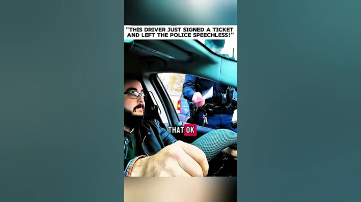 "This driver just signed a ticket and left the police speechless!" #police #cops