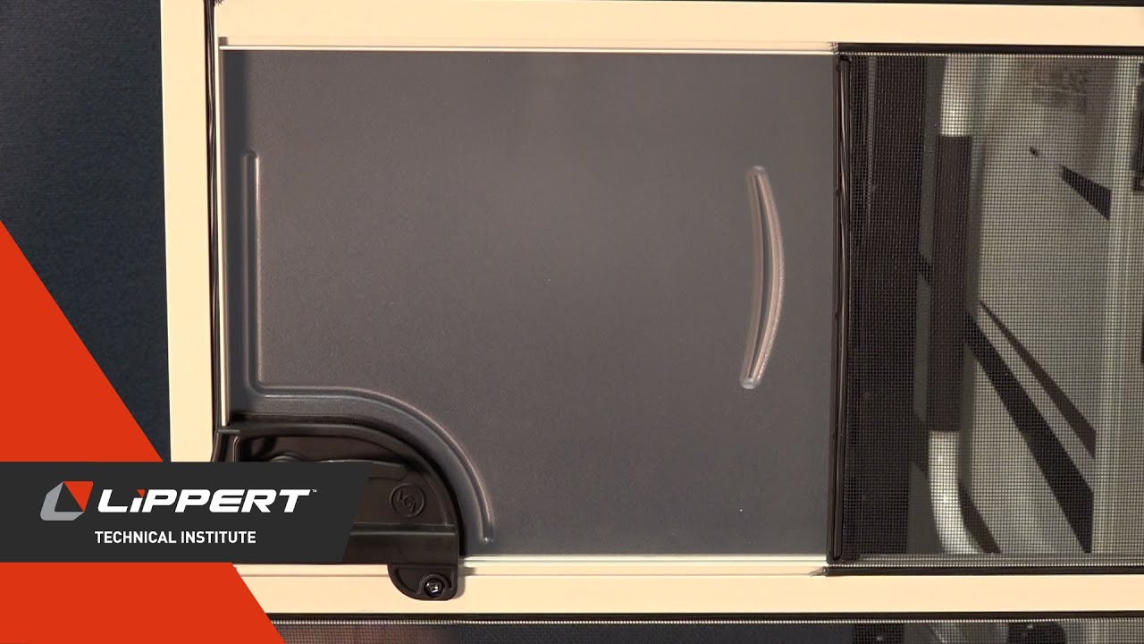 RV Designer E605 Screen Door Slider - Black