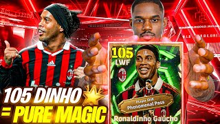 Konami Cooked With 105 Ronaldinhoprof Bof Tests Epic 105 Dinho & Hes Amazing