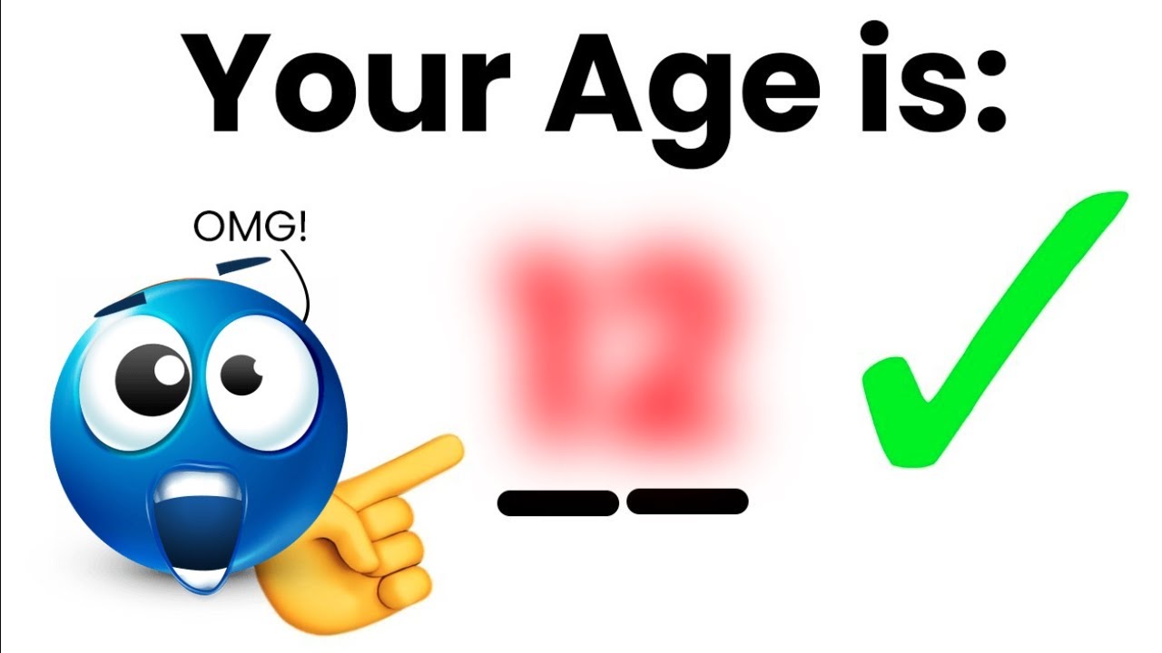 This Video Will Guess Your Age in 2023 😮 - YouTube