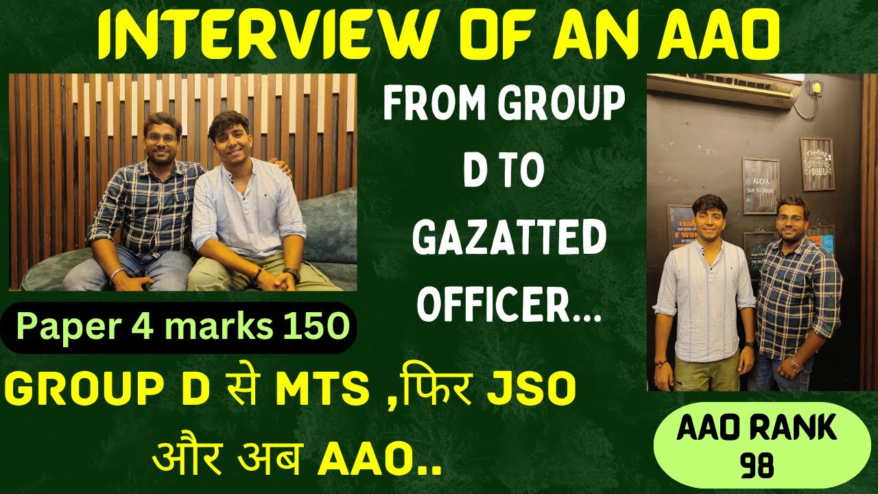 Interview with an aao d motivation