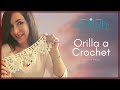 Orilla Decorativa a Crochet (flor en abanico)