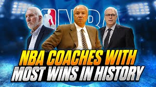 TOP NBA Coaches With The Most WINS In HISTORY! (2025)🔥🏀