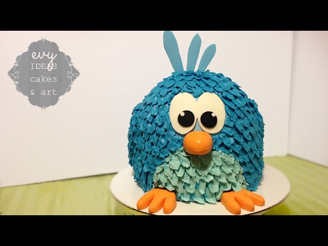 BIRD CAKE! How To Make A Cartoon Bird Birthday Cake! So Cute!
