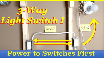Simple Method of Wiring a 3 Way Light Switch - Part I
