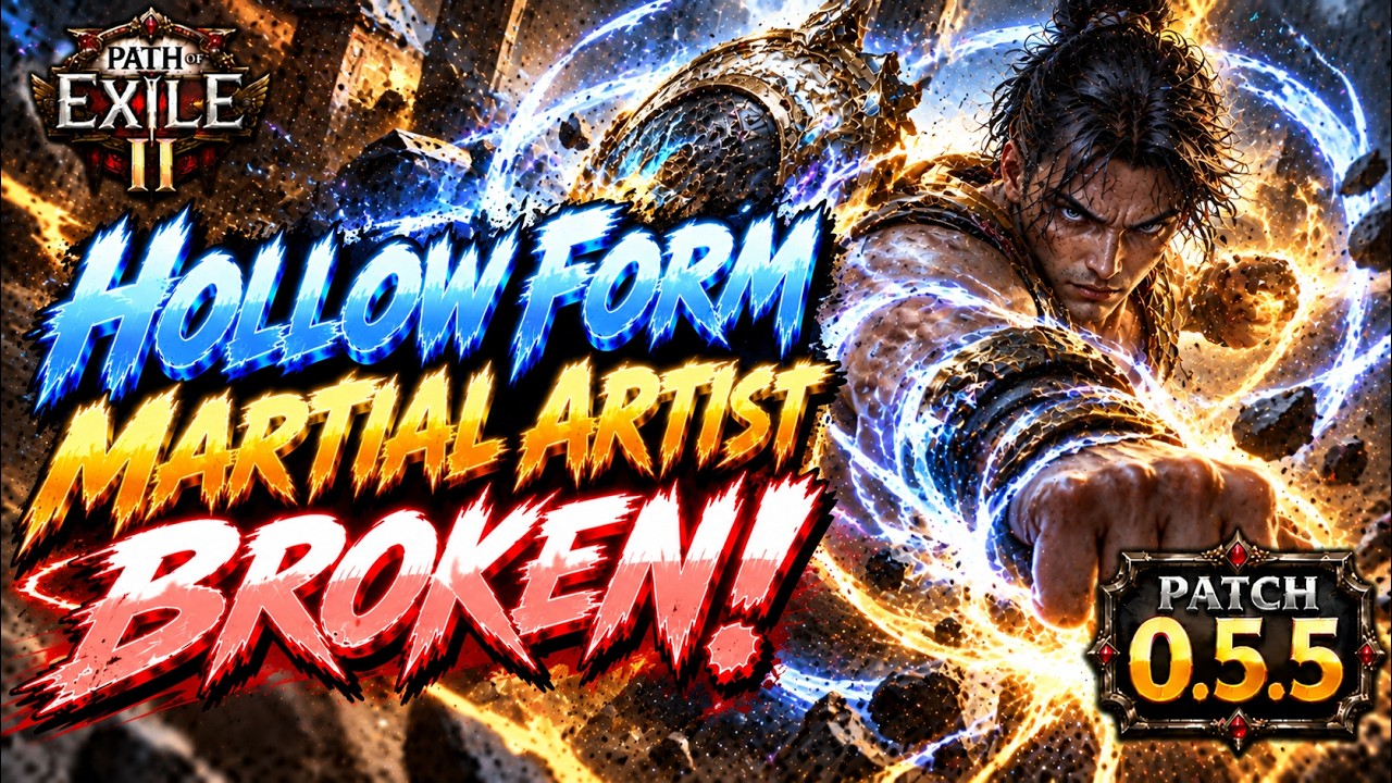 HOLLOW FORM MARTIAL ARTIST BUILD GUIDE | PATH OF EXILE 2 PATCH 0.5.5