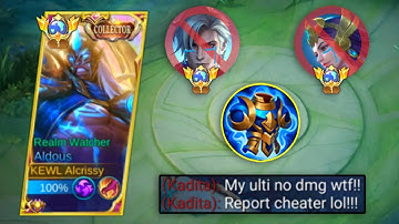 ALDOUS NEW COUNTER BUILD AGAINST SUPER META BURST HERO! NOT CLICKBAIT! ALDOUS BEST BUILD 2023 - MLBB