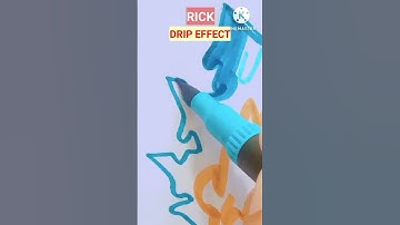 Drawing 🔥RICK 🔥 II DRIP EFFECT II 😈RICK & MORTY!!(#Shorts )#RICK&MORTY #art