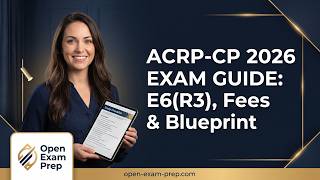 ACRP-CP Exam Guide 2026: E6(R3) Update, Eligibility, Fees & Blueprint