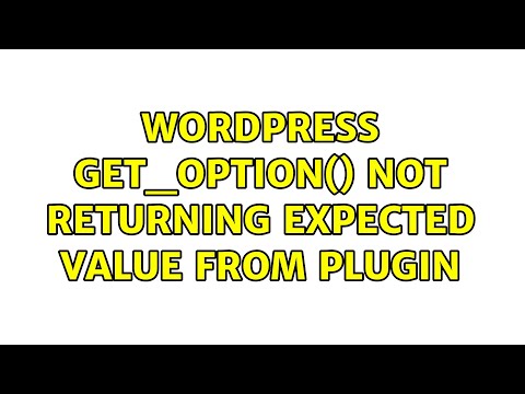 Wordpress: get_option() not returning expected value from plugin