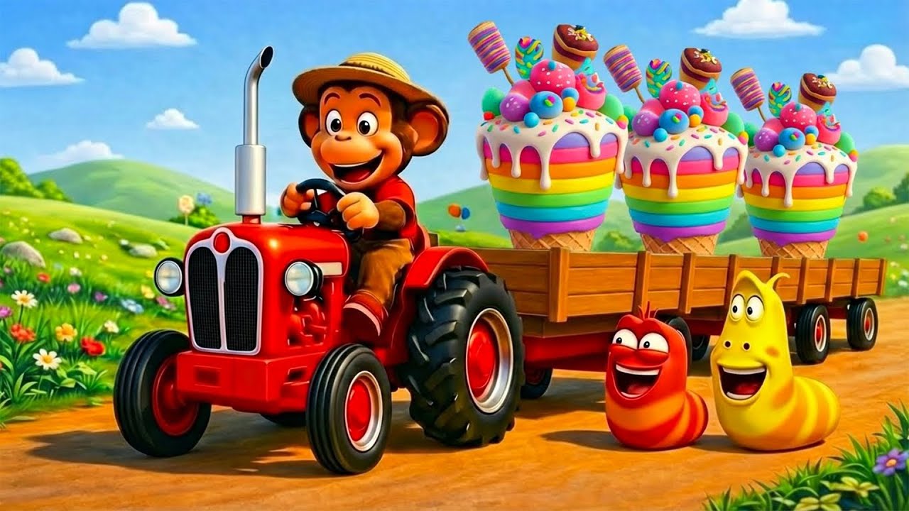 Monkey Cartoon Funny: What Is This Farm Where Nothing Makes Sense? | MONKEY D FARM