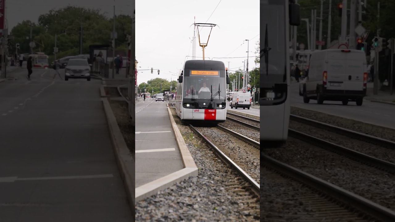 🚋 Prague’s new tram is out on the tracks with passengers on board! Already caught a ride? 